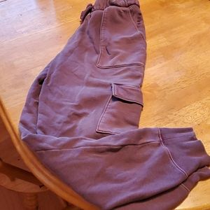 Pink Victoria's Secret size X-Small cargo joggers